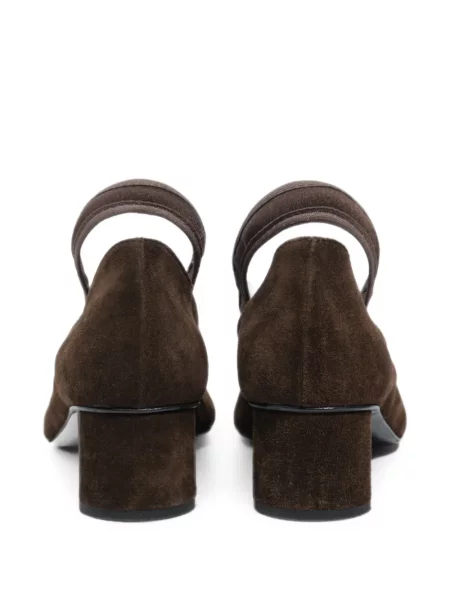 Pantofi cu toc Bimba Y Lola din piele de căprioară maro