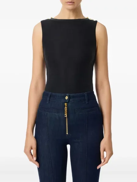 Топ Elisabetta Franchi черно