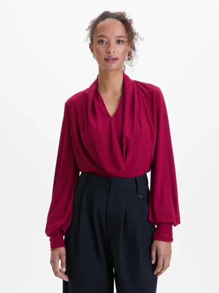 Bluză Orsay cu strasuri negru