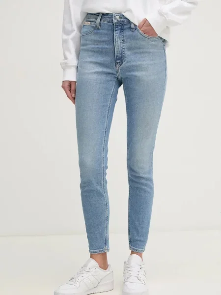 Calvin Klein Jeans Дънки Светлосиньо Super Skinny Fit синьо