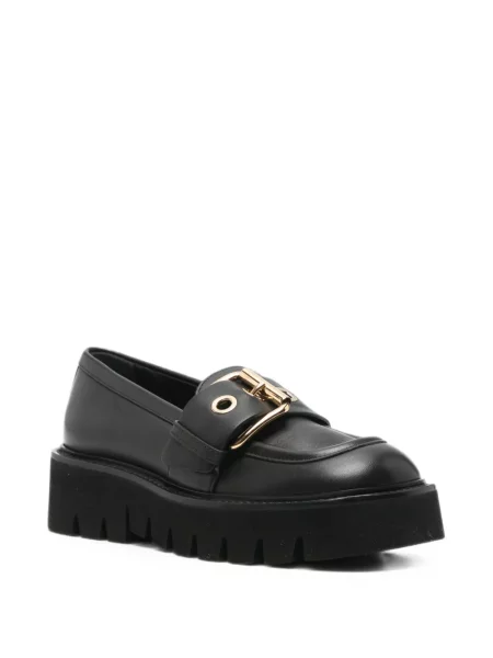 Pantofi loafer Agl cu cataramă negru