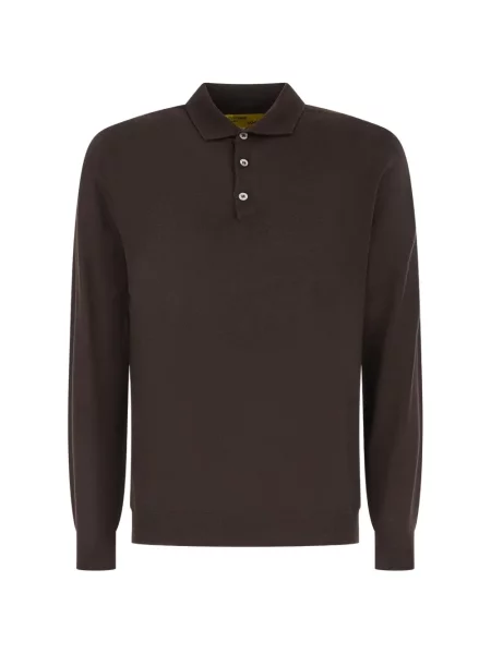 Lung tricou polo Customer Lovers maro