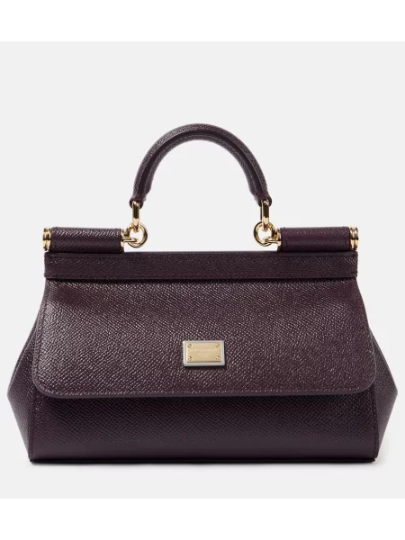 Geanta de piele Dolce&gabbana din piele maro
