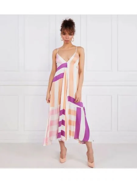 Silvian Heach Rochie LONG DRESS IUPIT roz