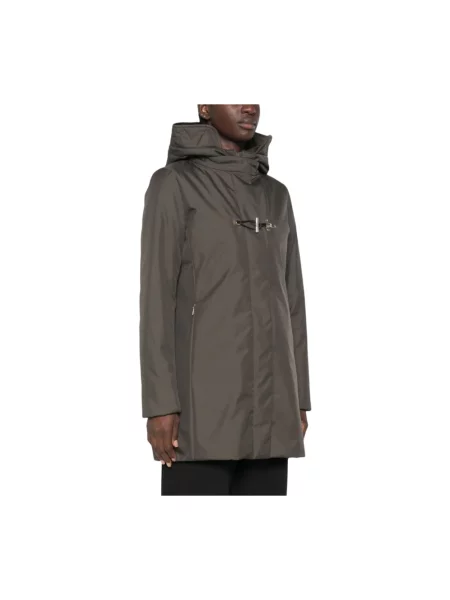 Parka Fay z kapturem zielona