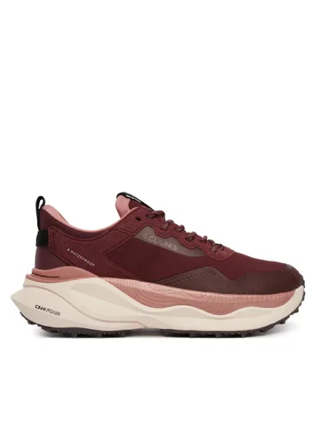 Clarks Superge Pace Trail Go Wp Bordo rdeča