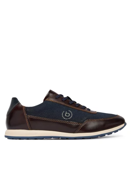 Sneakersy Bugatti brązowe