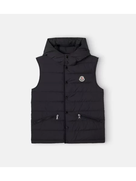Pūkinė liemenė Moncler Enfant juoda