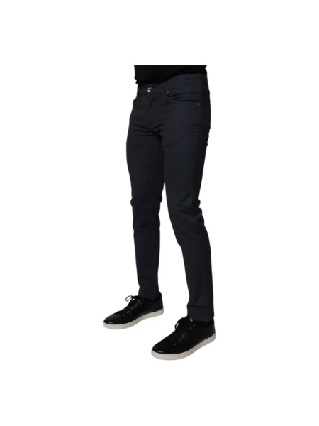 Skinny jeansy skinny Dolce And Gabbana niebieskie