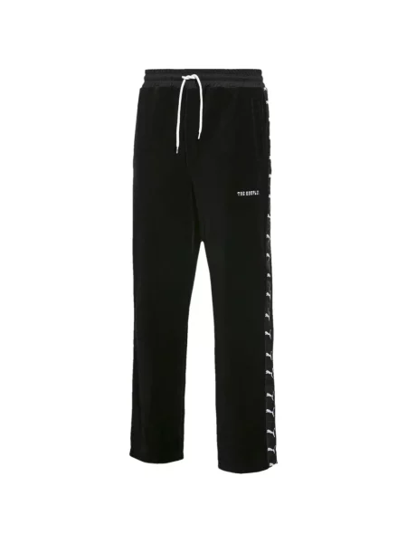 Pantaloni Puma de catifea alergare negru