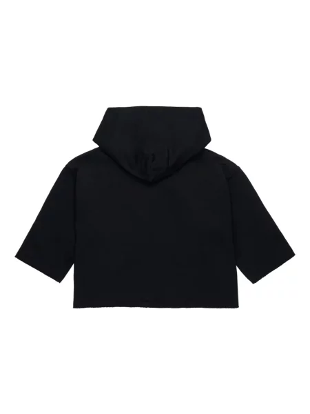 Bluza z kapturem dziecięca Mm6 Maison Margiela czarna