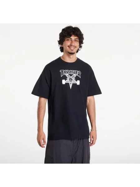 Tricou Thrasher Skategoat T-Shirt Black S negru