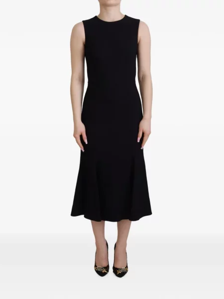 Rochie Dolce & Gabbana fără mâneci în linie A negru