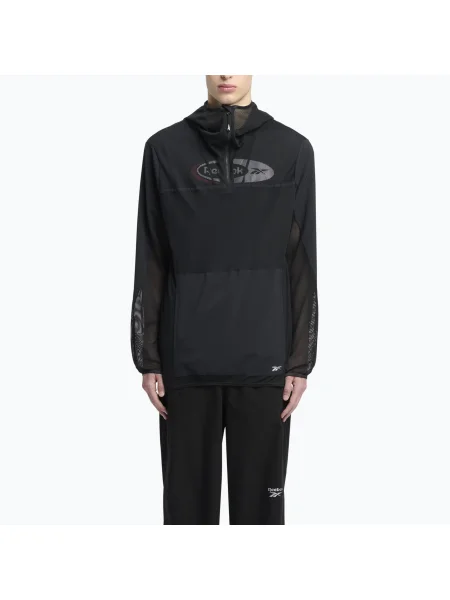 Мъжко тренировъчно яке Reebok Athlete Hype black черно