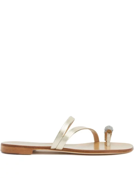 Sandale Giuseppe Zanotti din piele auriu