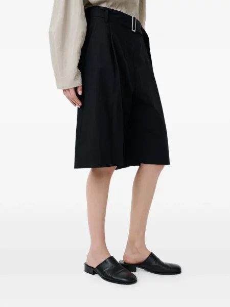 Szorty Studio Nicholson plisowane czarne