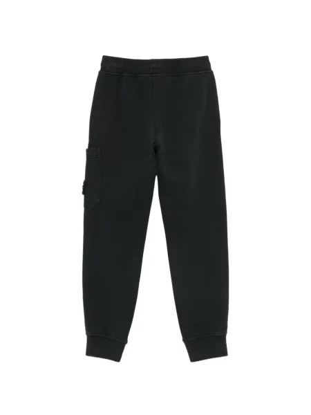 Spodnie cargo dziecięce Stone Island czarne