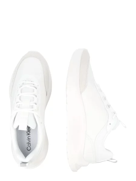 Calvin Klein Nízke tenisky krémová biela