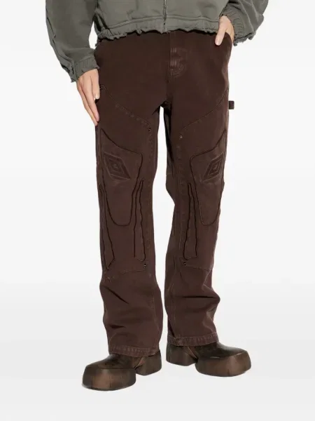 Pantaloni Umbro cu autograf maro