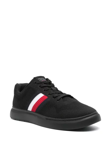 Dryžuotos tinklinės sportbačiai Tommy Hilfiger juoda