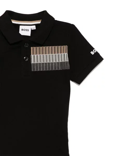 Koszulka polo dziecięca Bosswear czarna
