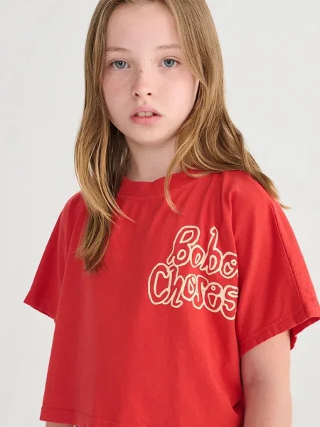 Bobo Choses Дитяча футболка By Hand