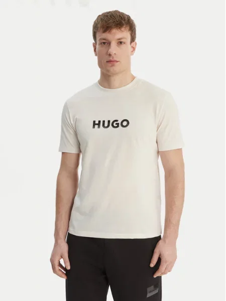 HUGO Футболка Dumeo Écru