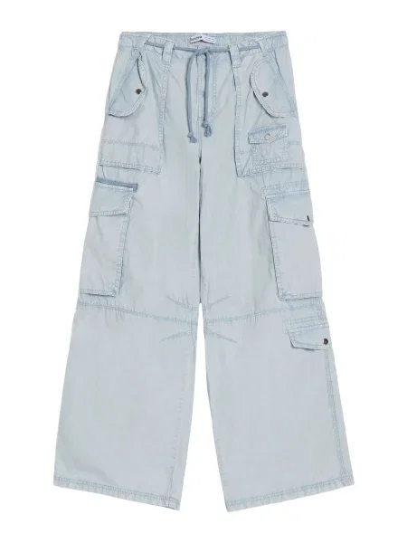 Bershka Pantaloni cu deschis albastru