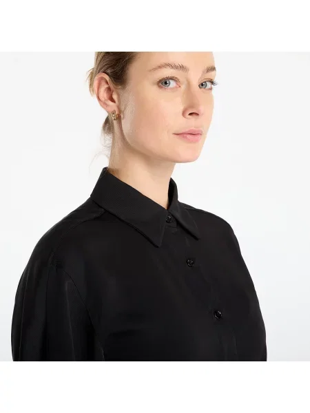 Πουκάμισο Samsøe Samsøe Samargot Ss Shirt Black S μαύρο