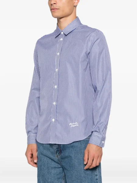 Cămașă Maison Kitsune cu dungi albastru