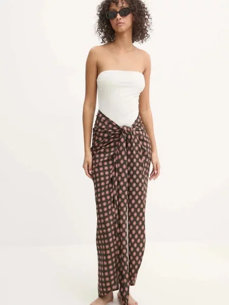 Calvin Klein Jednodielne plavky sivá