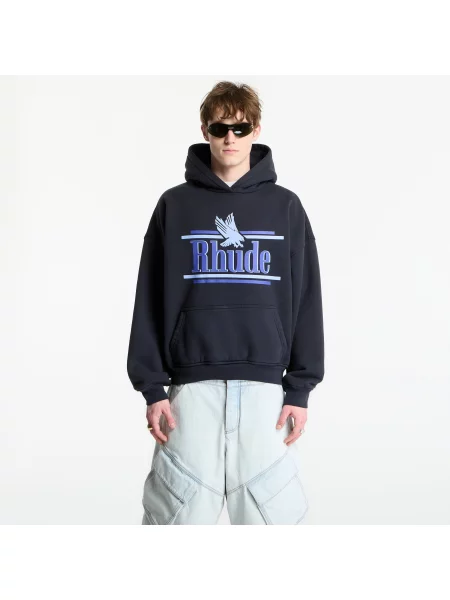 RHUDE Rossa hanorac cu glugă bărbătesc din negru