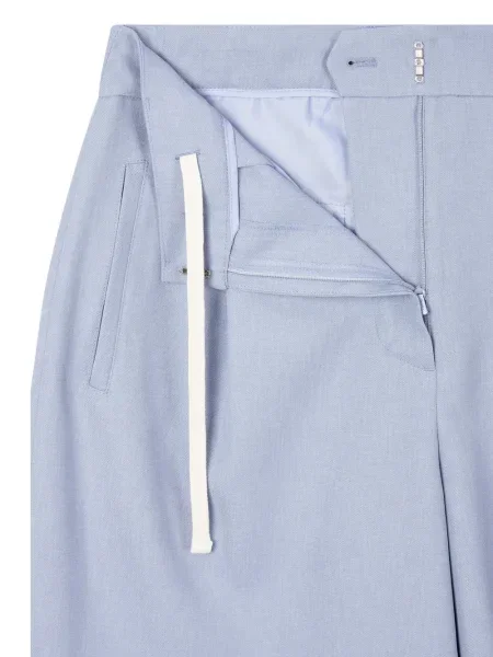 Pantaloni scurți Studio Tomboy plisate albastru