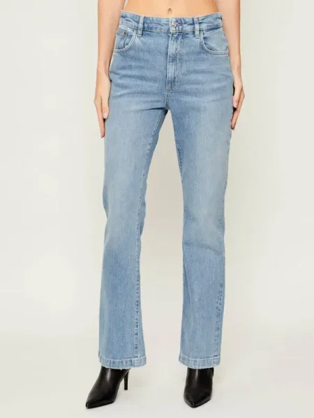 BOSS jeans LYRIS-BOOTCUT 1 high waist albastru