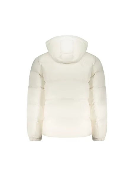Kurtka puchowa o kroju relaxed fit z kapturem Tommy Jeans biała