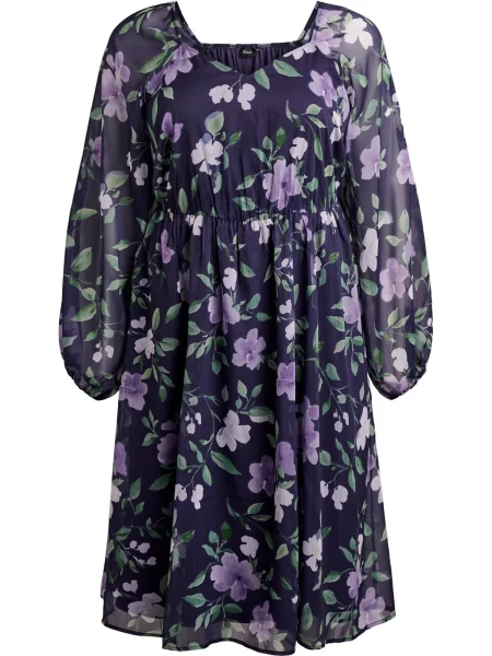 Zizzi Rochie Mbeatrise bleumarin / mentă / lila / mov lavandă verde