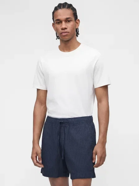 Abercrombie & Fitch Nadrág tengerészkék világoskék