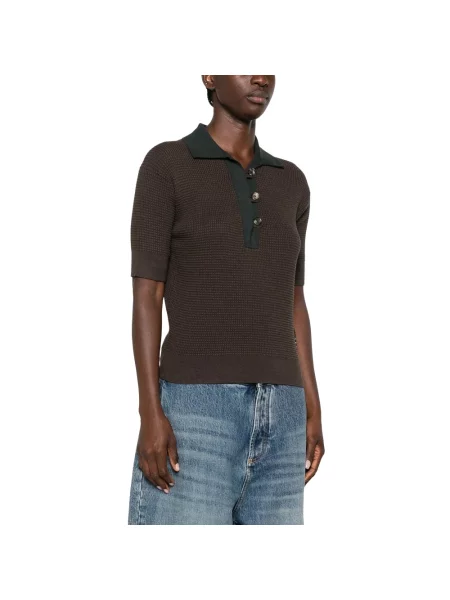 Dzianinowy sweter Jw Anderson zielony