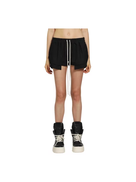 Szorty Rick Owens wełniane czarne
