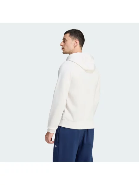 MIKINA SKAPUCÍ TREFOIL ESSENTIALS SPACER bílá