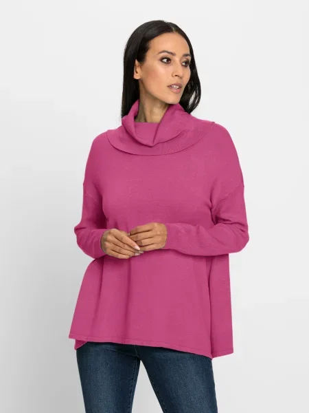 Heine Oversize pulóver fukszia