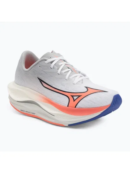 Дамски обувки за бягане Mizuno Wave Rebellion Flash 3 white/striking coral/iris bloom бяло