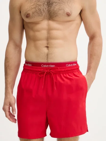 Calvin Klein kopalne kratke hlače rdeča