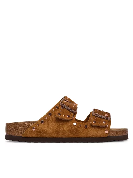BIRKENSTOCK Šlepetės Arizona kupranugario ruda