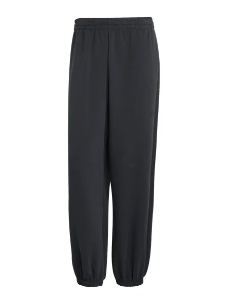 Adidas pantaloni de trening Soft Lux uni negru