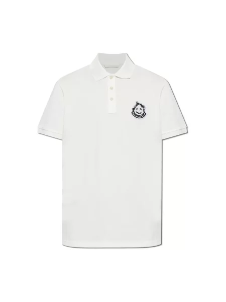 Koszula Moncler z logo biała