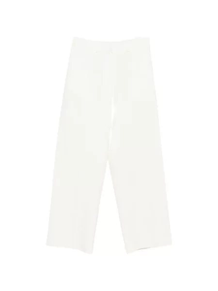 Pantaloni Cordera alb