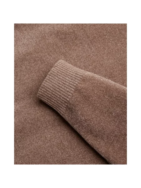 Dzianinowy sweter Unity Original brązowy