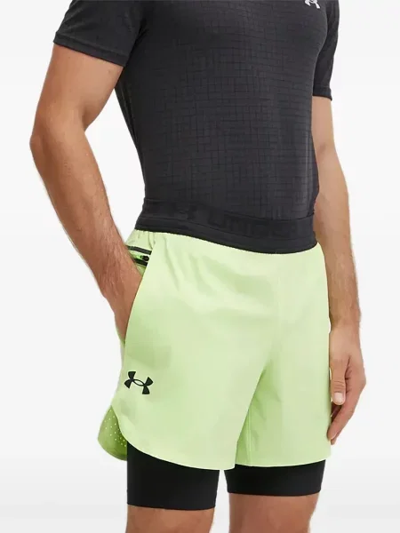 Pantaloni scurți Under Armour cu autograf verde