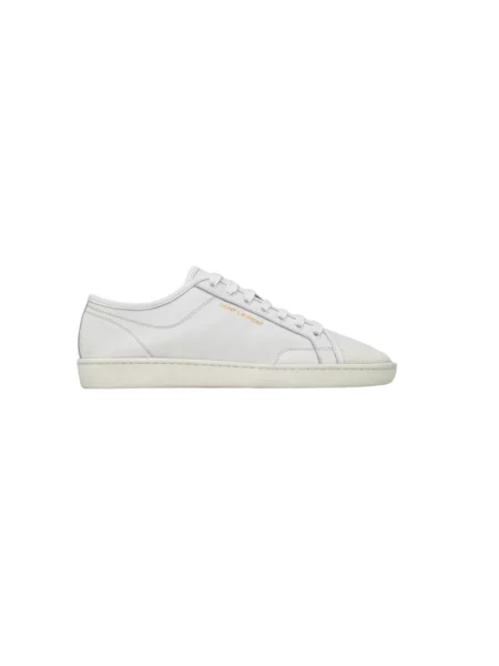 Sneakersy Saint Laurent skórzane klasyczne białe